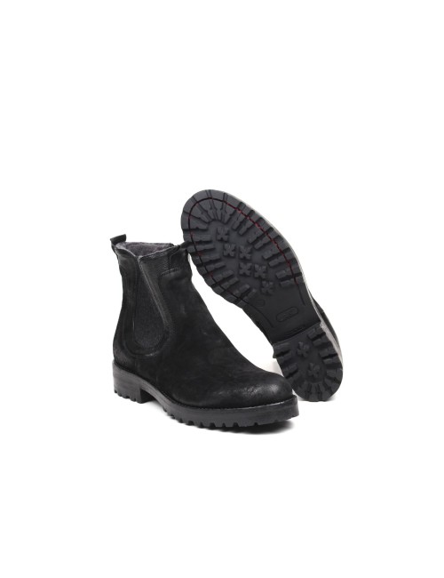 STIVALETTO CON PELO D3036