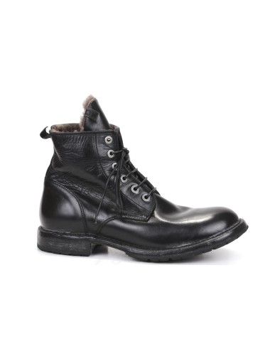 PELZSCHNUERSTIEFELETTE 51301B-CEM