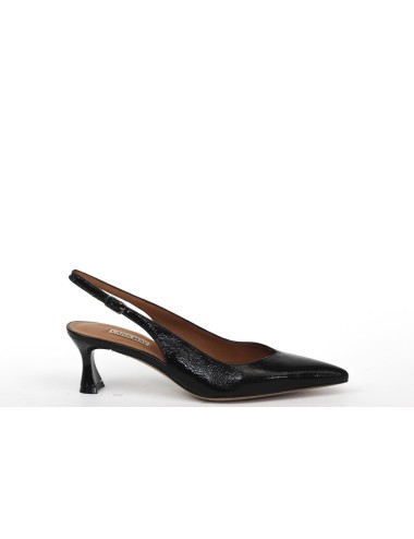 Black patent sling back shoes online