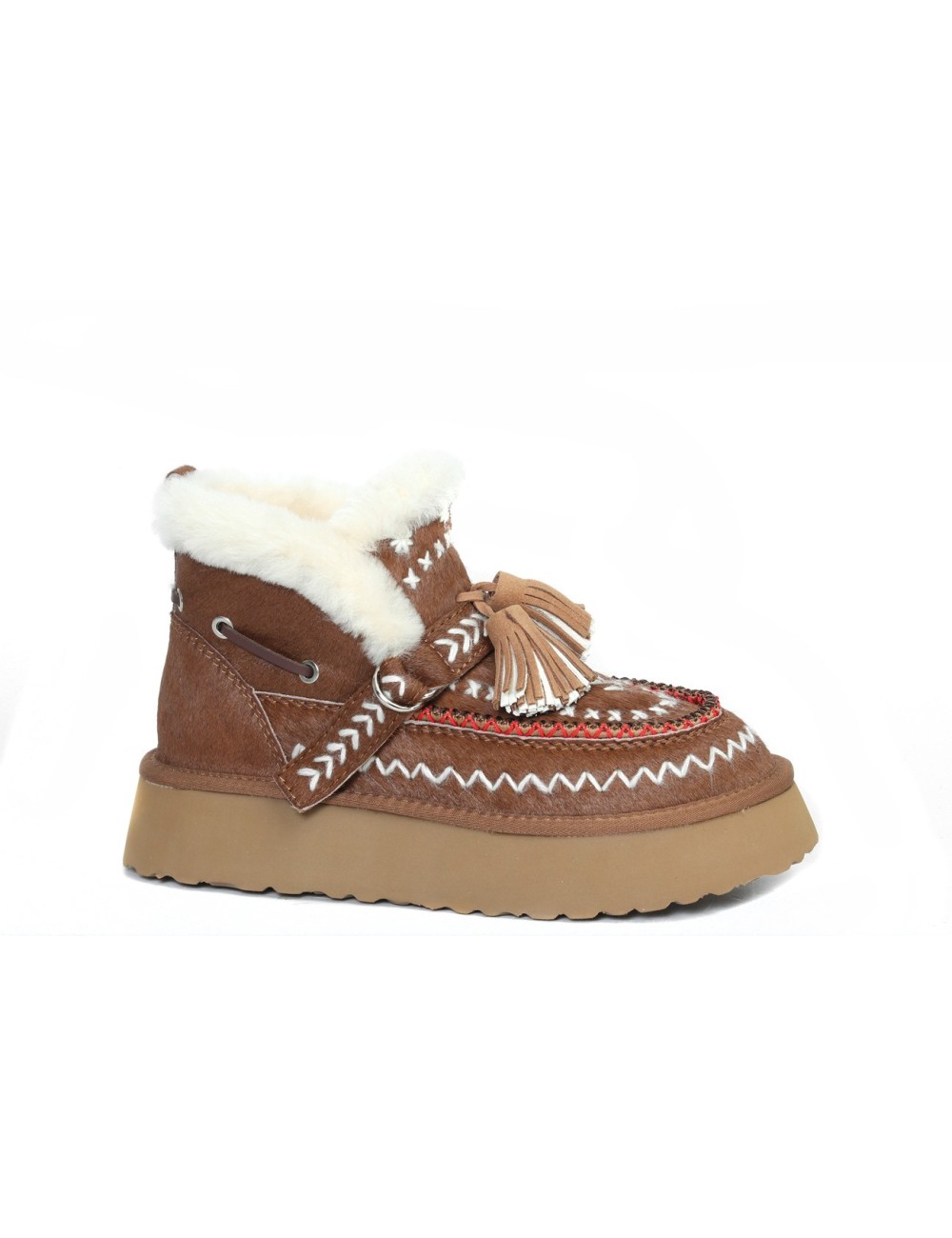 FURRY ANKLE BOOT DFH-12