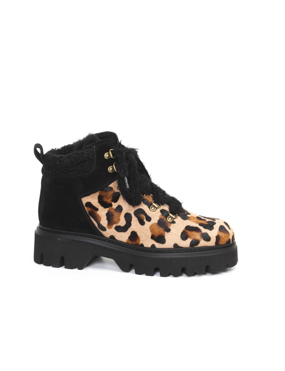 STIEFELETTE MIT PELZ CASSIOPEA