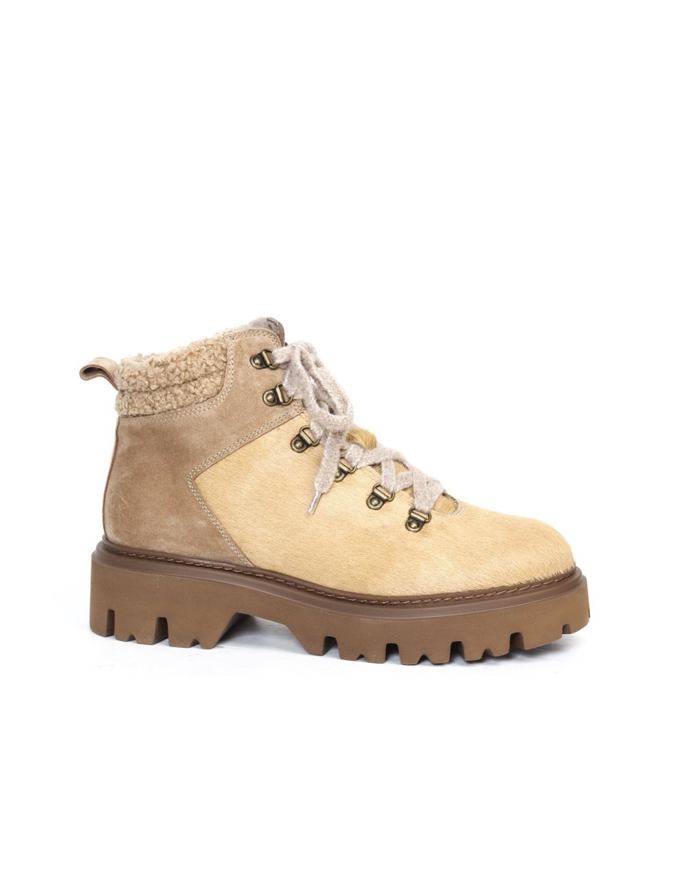 STIEFELETTE MIT PELZ CASSIOPEA