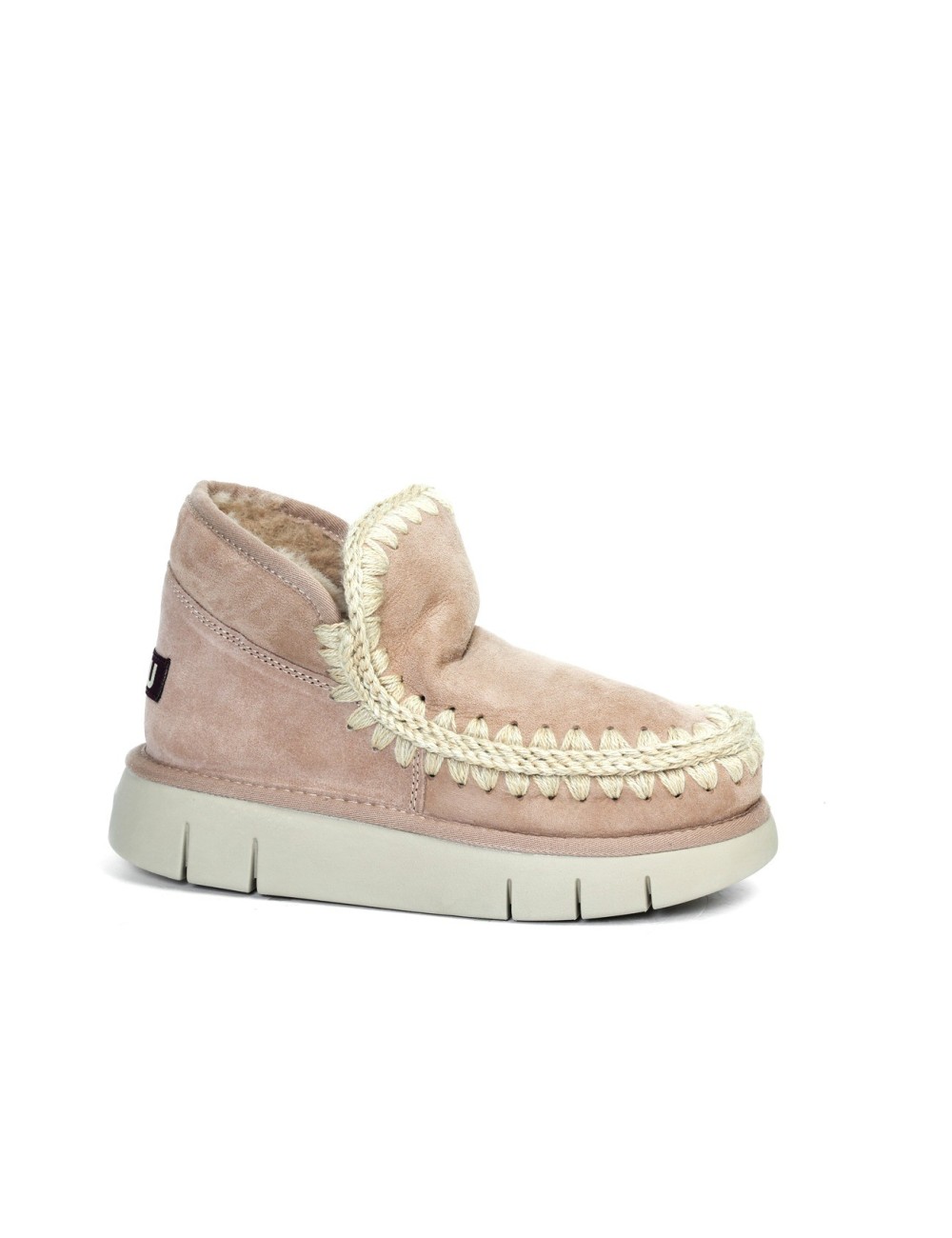 STIVALETTO CON PELO ESKIMO