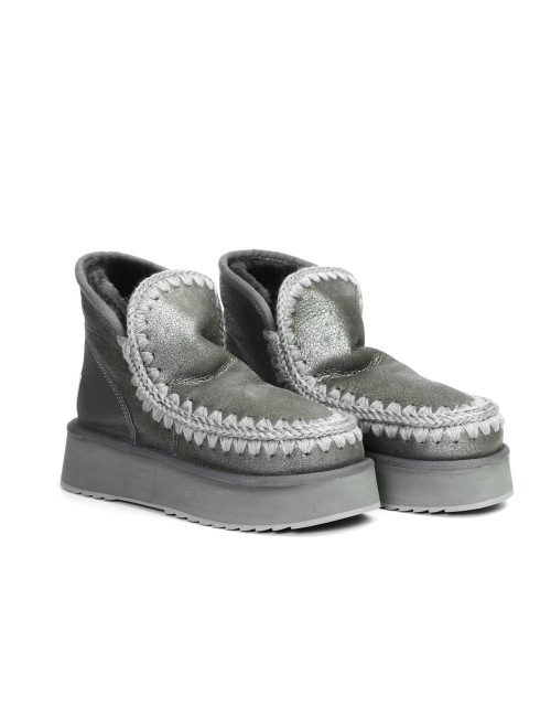 STIVALETTO CON PELO MINI ESKIMO
