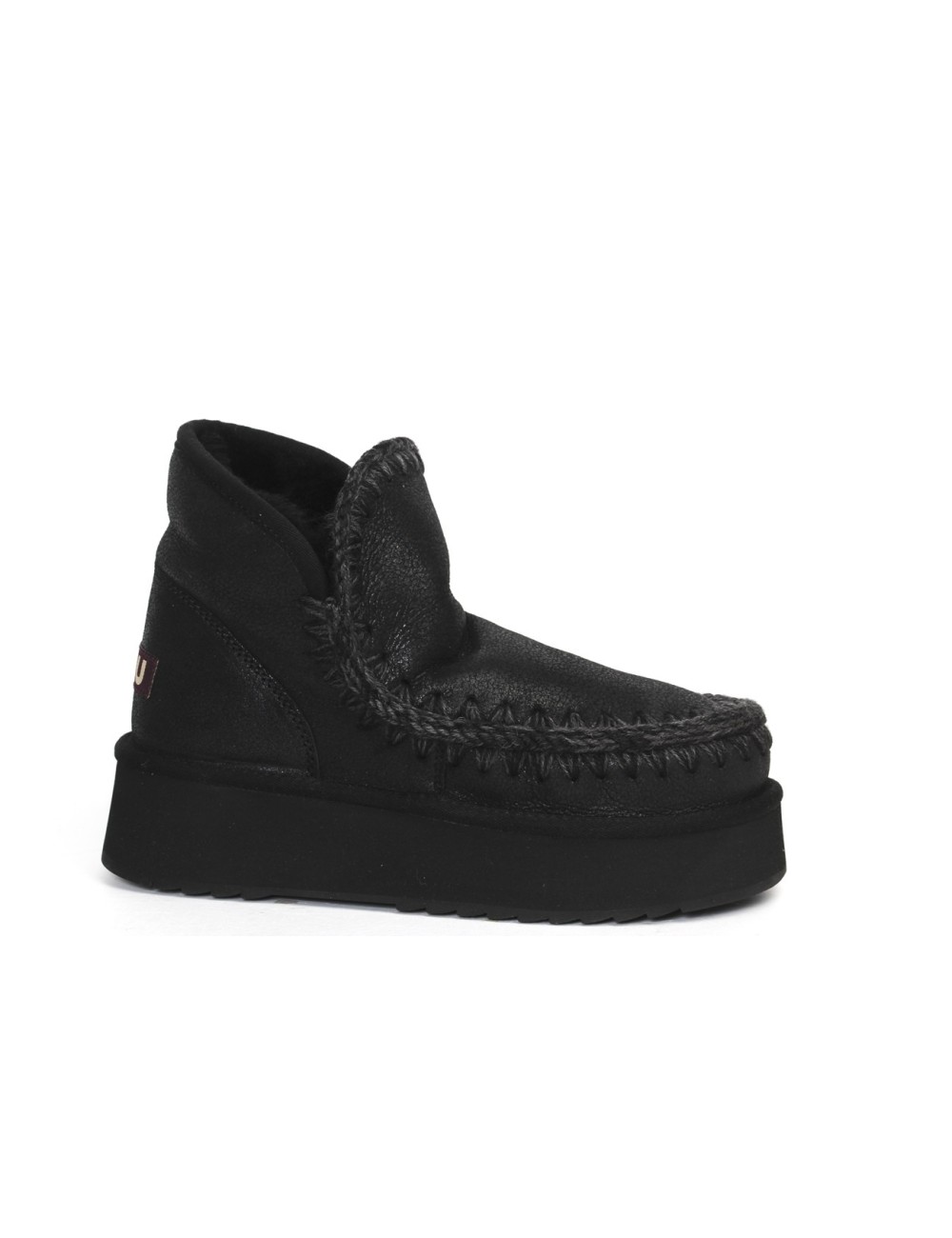 STIVALETTO CON PELO MINI ESKIMO