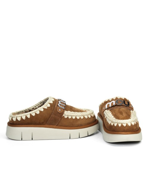 FURRY SLIPPER ESKIMO METAL LOGO