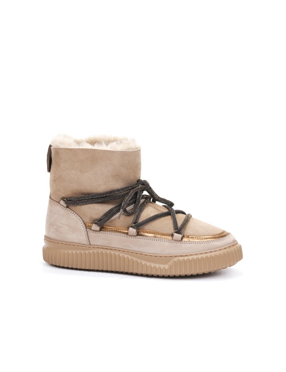 STIVALETTO CON PELO CORTINA